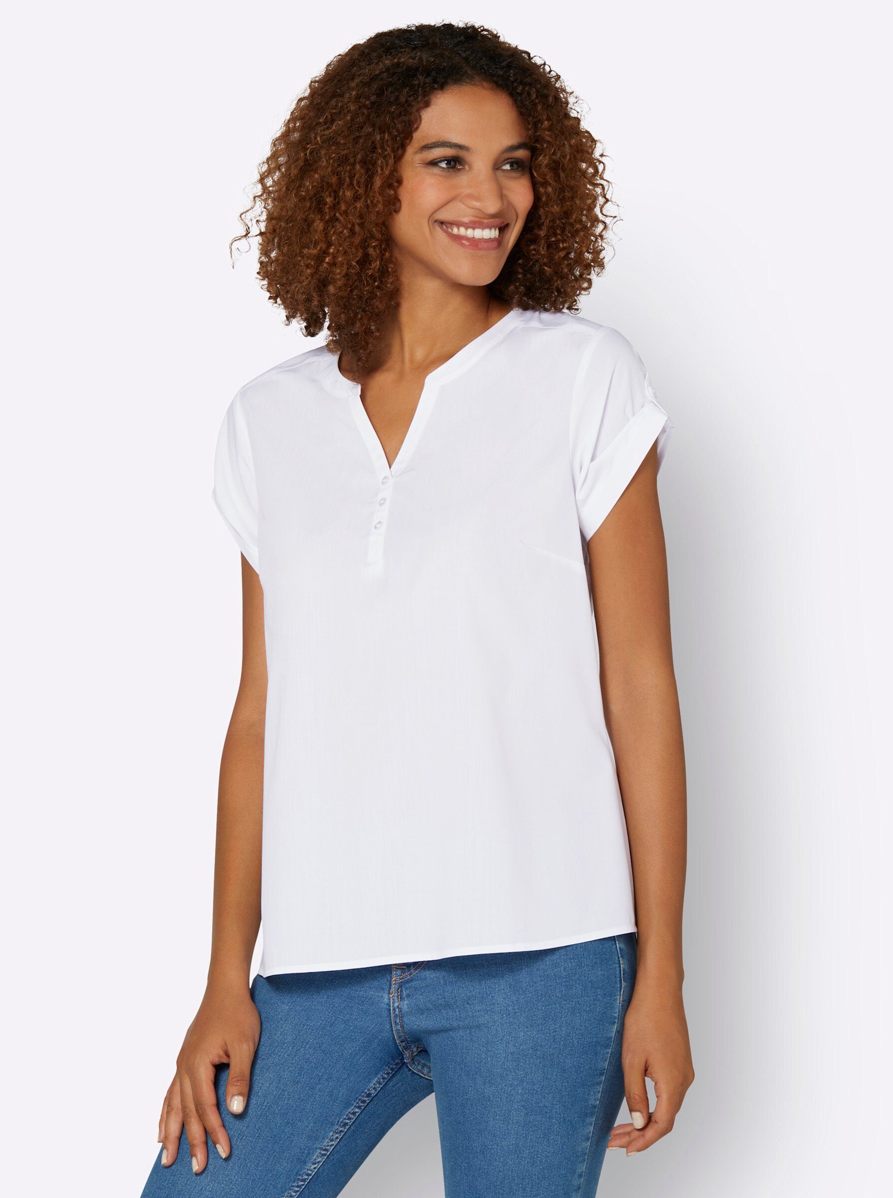 Casual Looks Kurzarmbluse günstig online kaufen