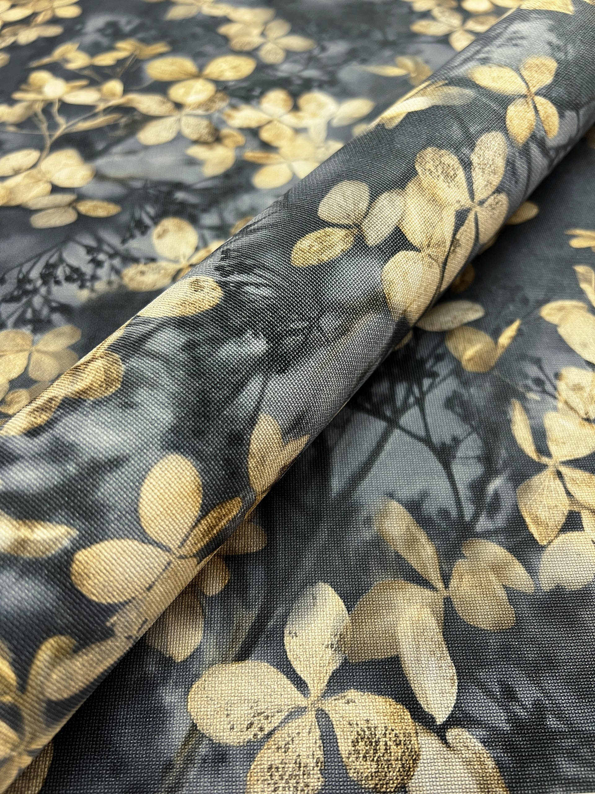 Newroom Vliestapete, Schwarz Tapete Floral Blätter günstig online kaufen