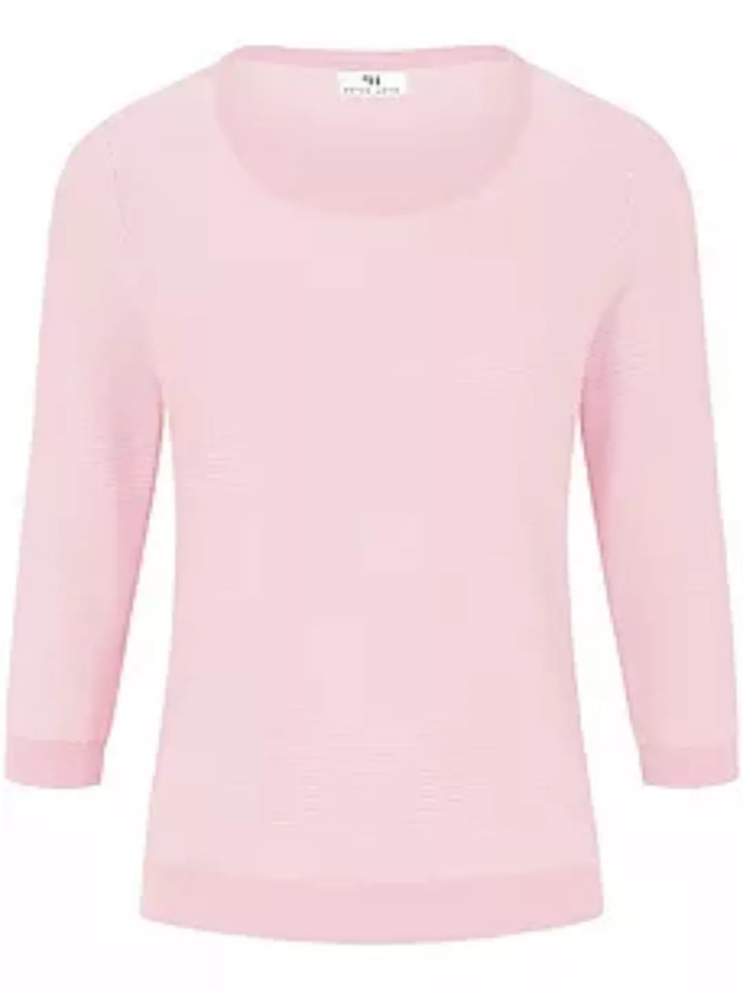 Rundhals-Pullover aus 100% SUPIMA®-Baumwolle Peter Hahn rosé günstig online kaufen