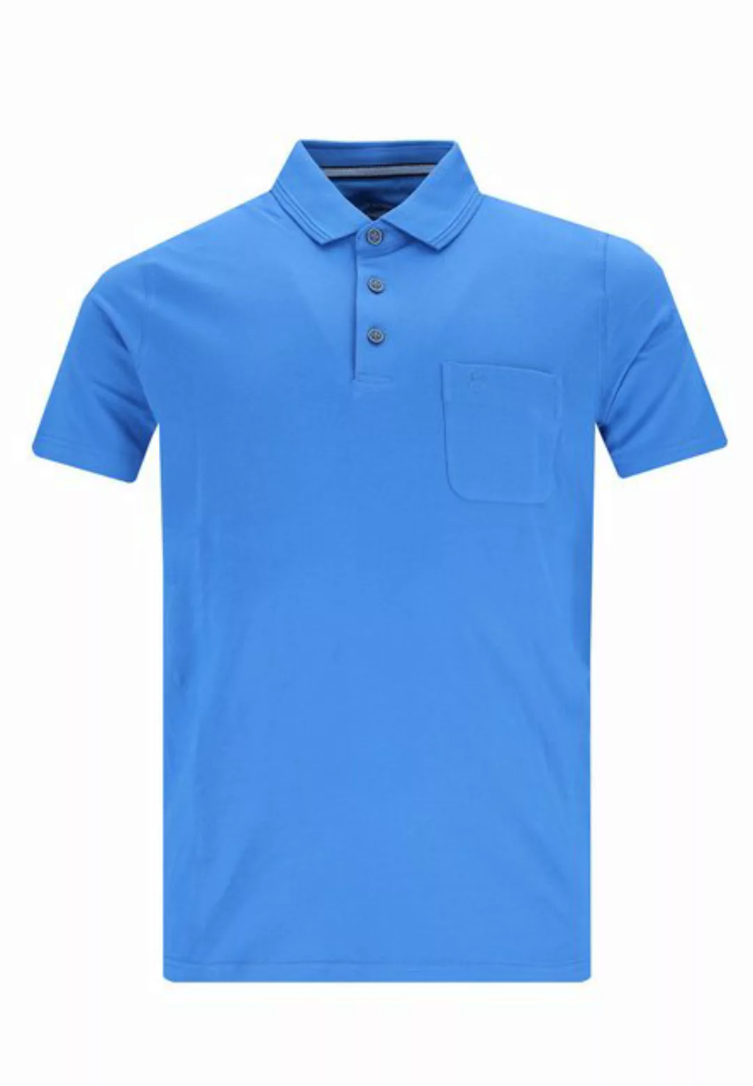 Hajo Poloshirt Pique (1-tlg) Poloshirt - Baumwolle - Atmungsaktiv - Gesäumt günstig online kaufen