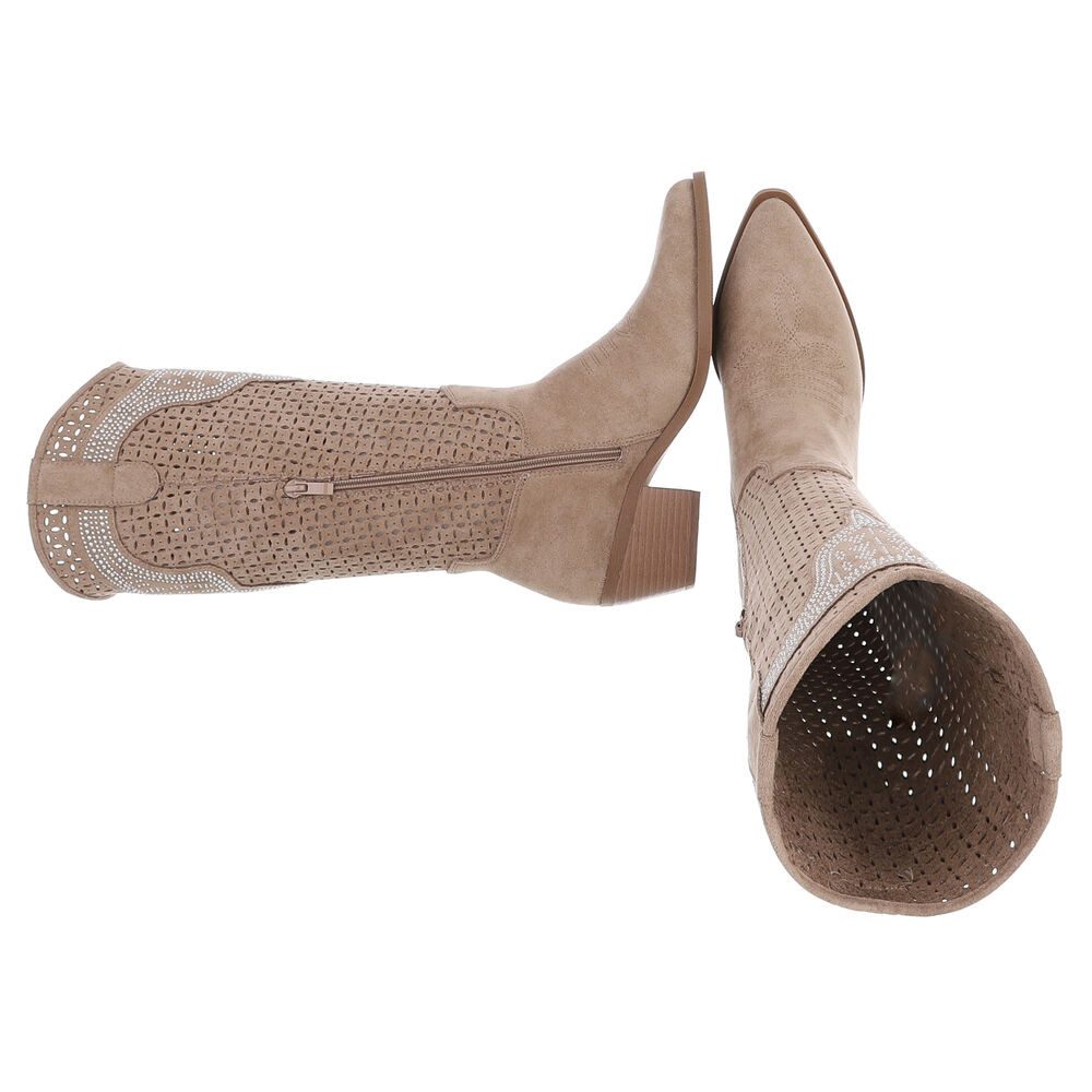 Ital-Design Damen Cowboyboots Western Sommerboots (88843675) günstig online kaufen