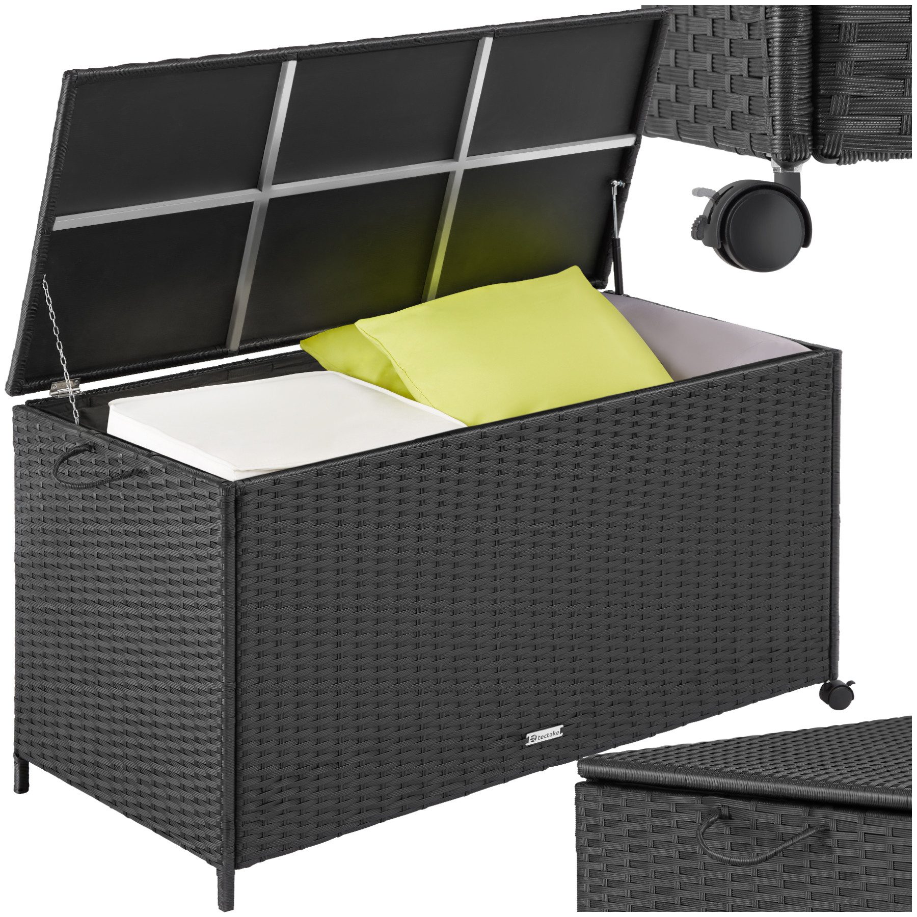 tectake Gartenbox Auflagenbox (1 St., Volumen: günstig online kaufen