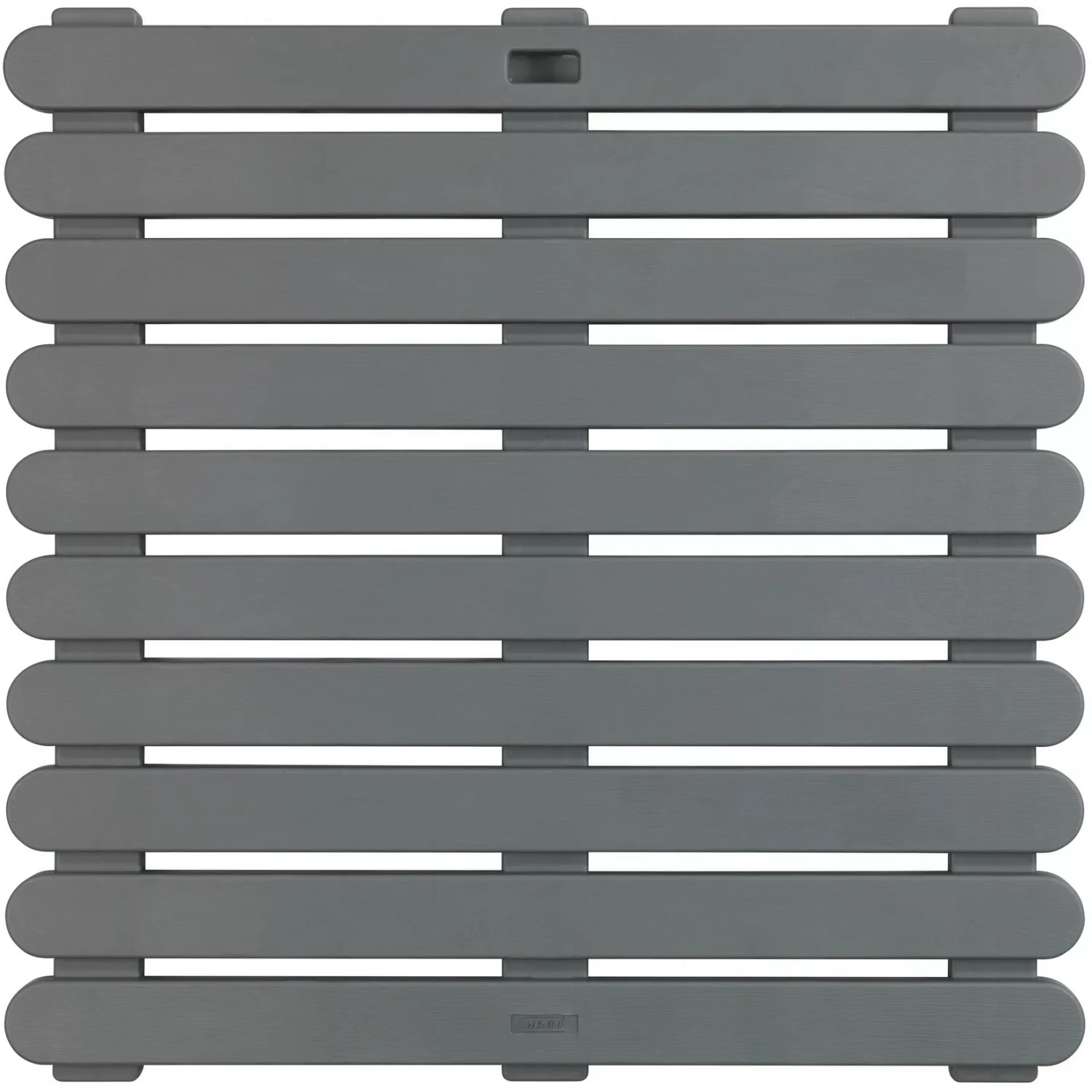 Wenko Duschmatte Indoor & Outdoor 55 cm x 55 cm Grau günstig online kaufen