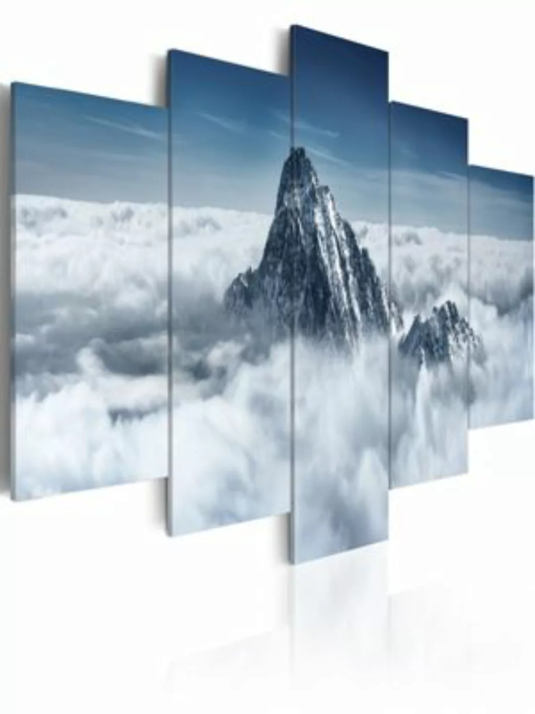 artgeist Wandbild Bergspitze über den Wolken mehrfarbig Gr. 200 x 100 günstig online kaufen