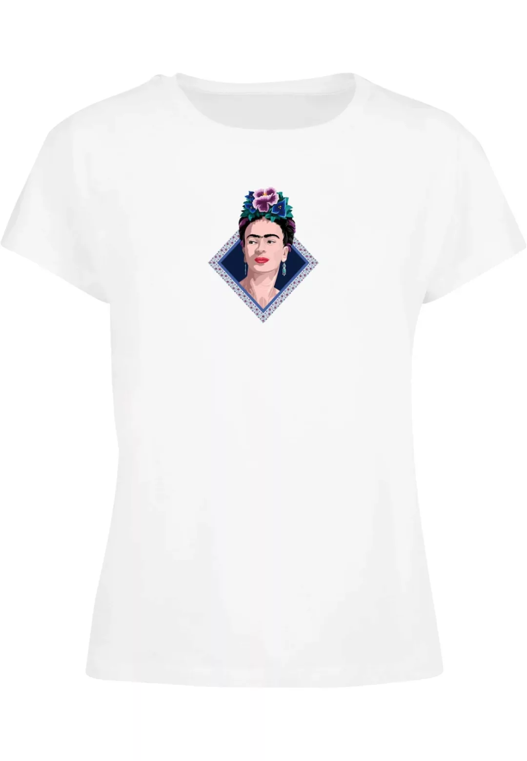 Merchcode T-Shirt "Merchcode Damen Ladies Frida Kahlo - Square Box Tee" günstig online kaufen