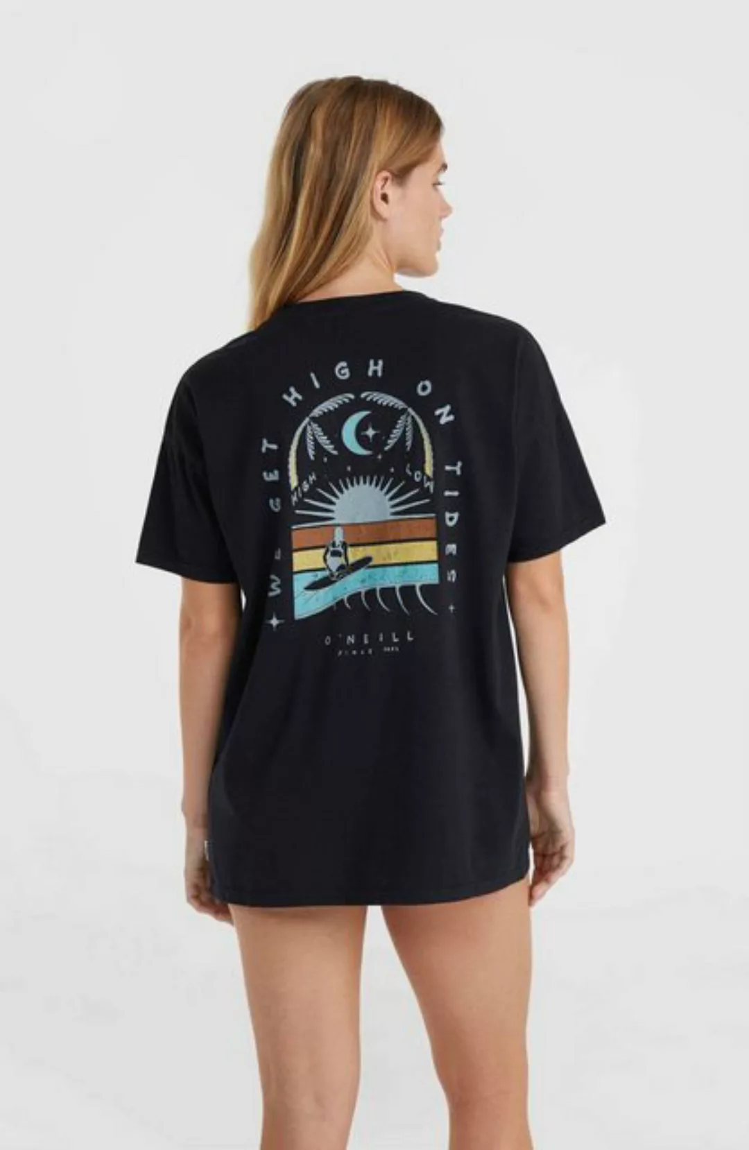 O'Neill T-Shirt O`NEILL T-Shirt Beach Vintage High on Tides Black out L günstig online kaufen