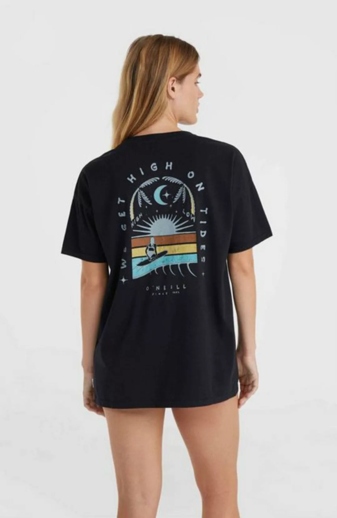 O'Neill T-Shirt O`NEILL T-Shirt Beach Vintage High on Tides Black out XS günstig online kaufen