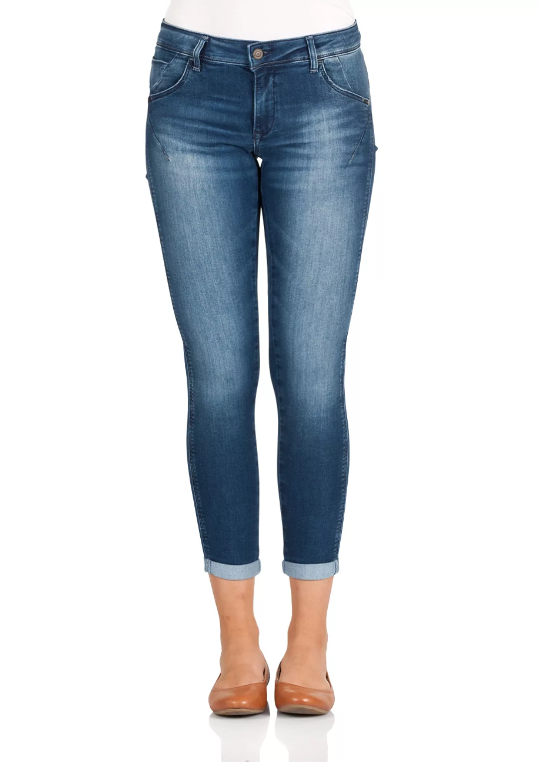 Mavi Damen Jeans Lexy - Super Skinny Fit - Blau - Mid Brushed Glam günstig online kaufen