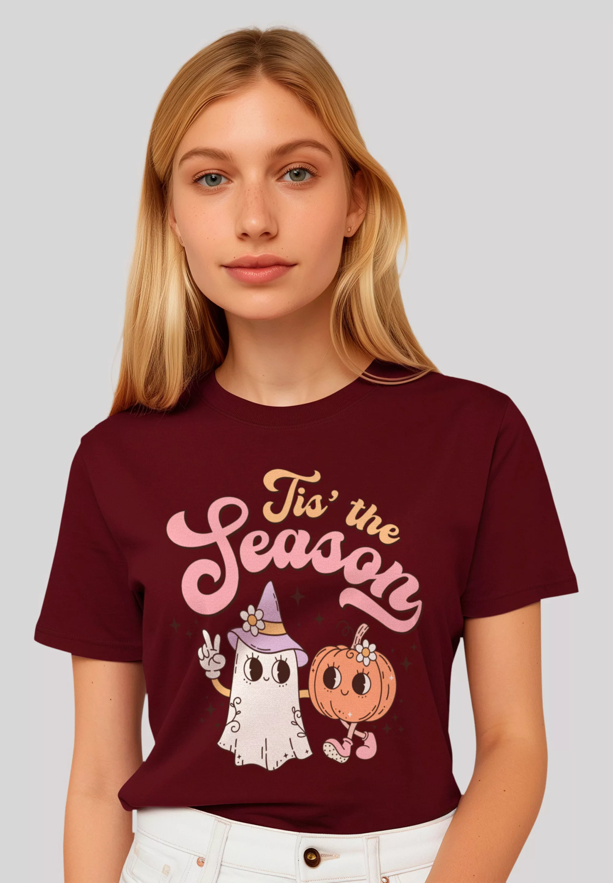 F4NT4STIC T-Shirt "Retro Halloween Its the Season", Premium Qualität, Unise günstig online kaufen