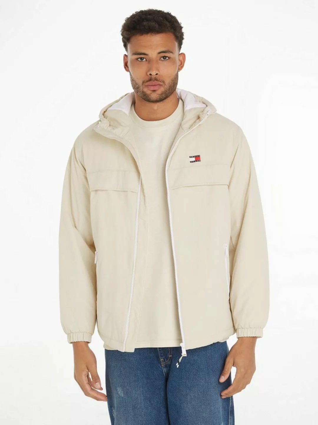 Tommy Jeans Outdoorjacke TJM PADDED SOLID CHICAGO EXT mit Logoprägung günstig online kaufen