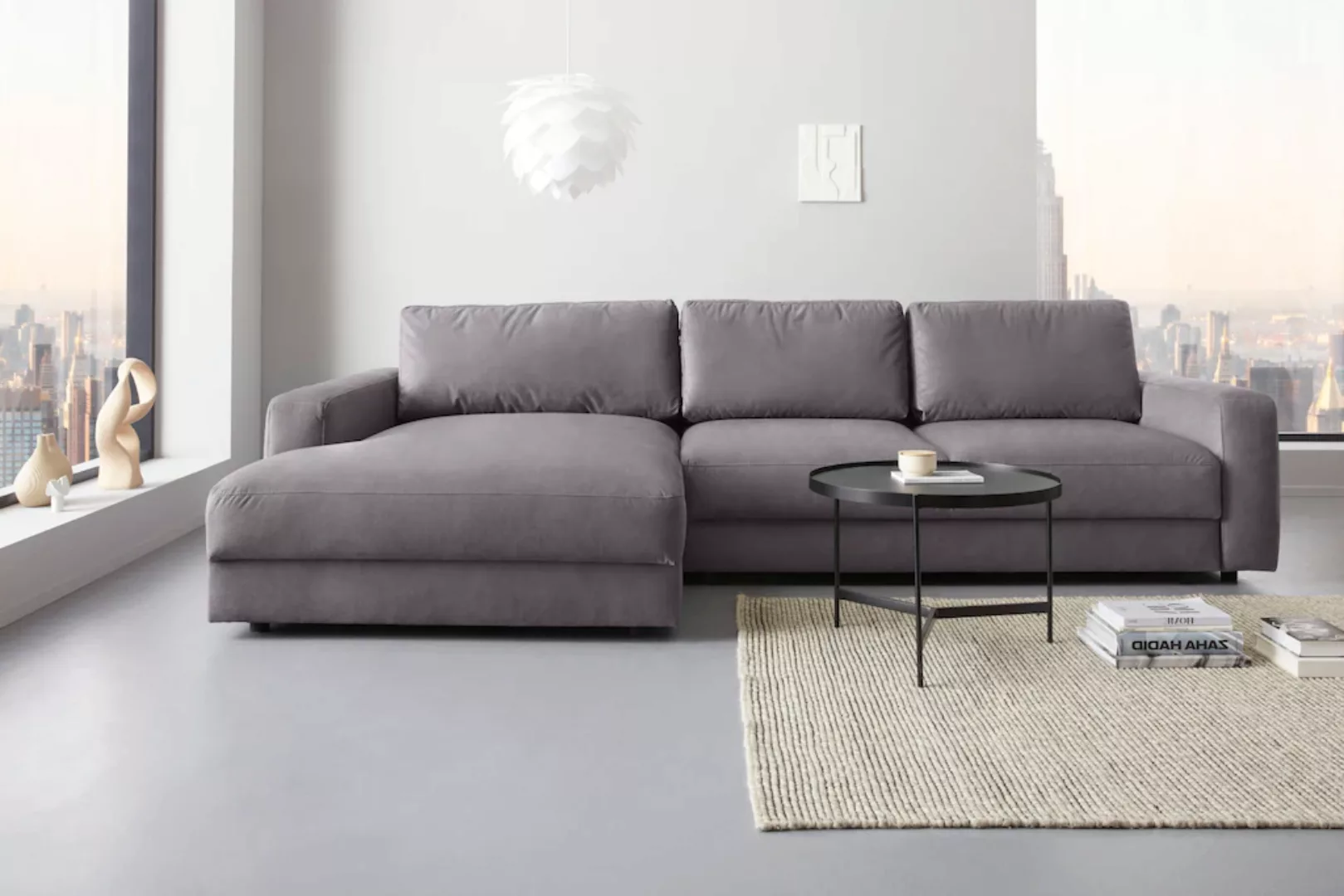 Places of Style Ecksofa »Bloomfield, L-Form«, extra tiefe Sitzfläche, wahlw günstig online kaufen