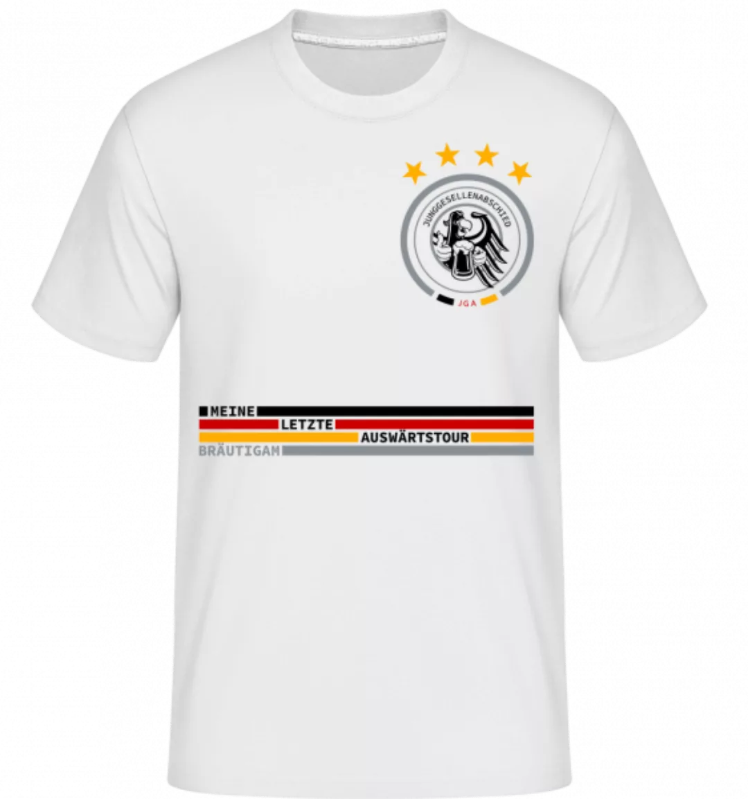 Letzte Auswärtstour Team Bräutigam · Shirtinator Männer T-Shirt günstig online kaufen