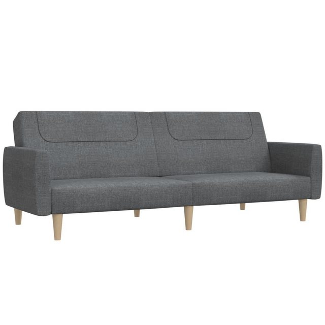 vidaXL Sofa Schlafsofa 2 Sitzer Sofa mit Schlaffunktion, Hellgrau günstig online kaufen