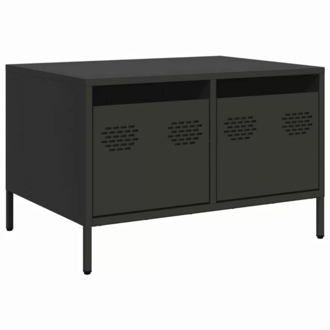 vidaXL TV-Schrank TV-Schrank Schwarz 68x50x43,5 cm Kaltgewalzter Stahl (1-S günstig online kaufen