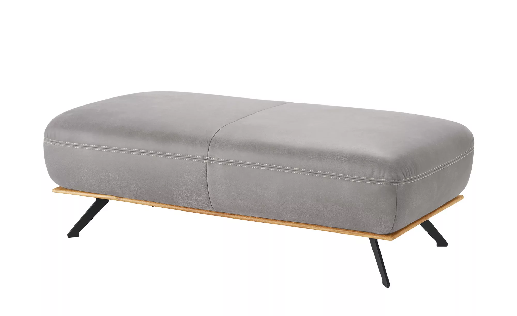 meinSofa Hocker  Fiona ¦ grau ¦ Maße (cm): B: 135 H: 43 T: 70.0 Polstermöbe günstig online kaufen