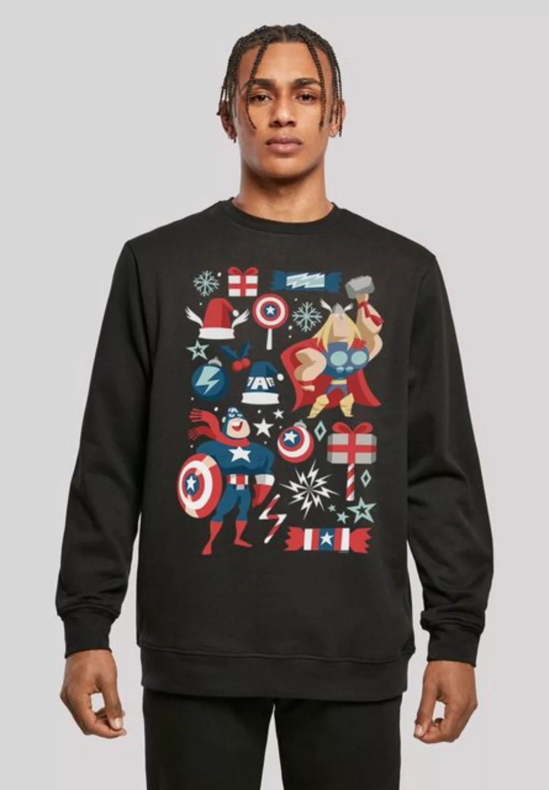 F4NT4STIC Sweatshirt "Marvel Guardians of the Galaxy Neon Rocket", Print günstig online kaufen