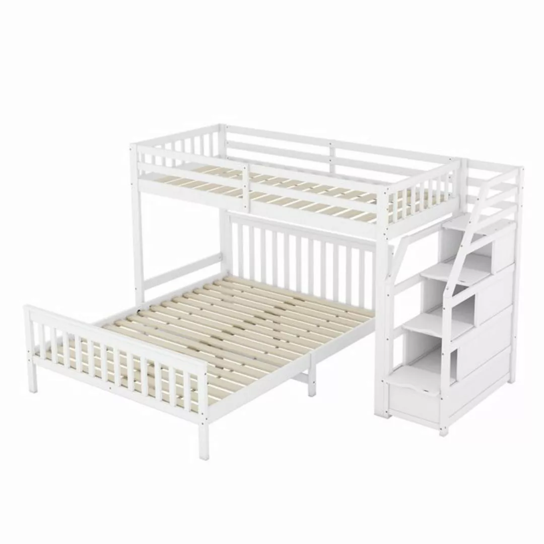 XDeer Etagenbett 90*200cm/140*200cm Etagenbett, Kinderbett, Aufbewahrungsle günstig online kaufen