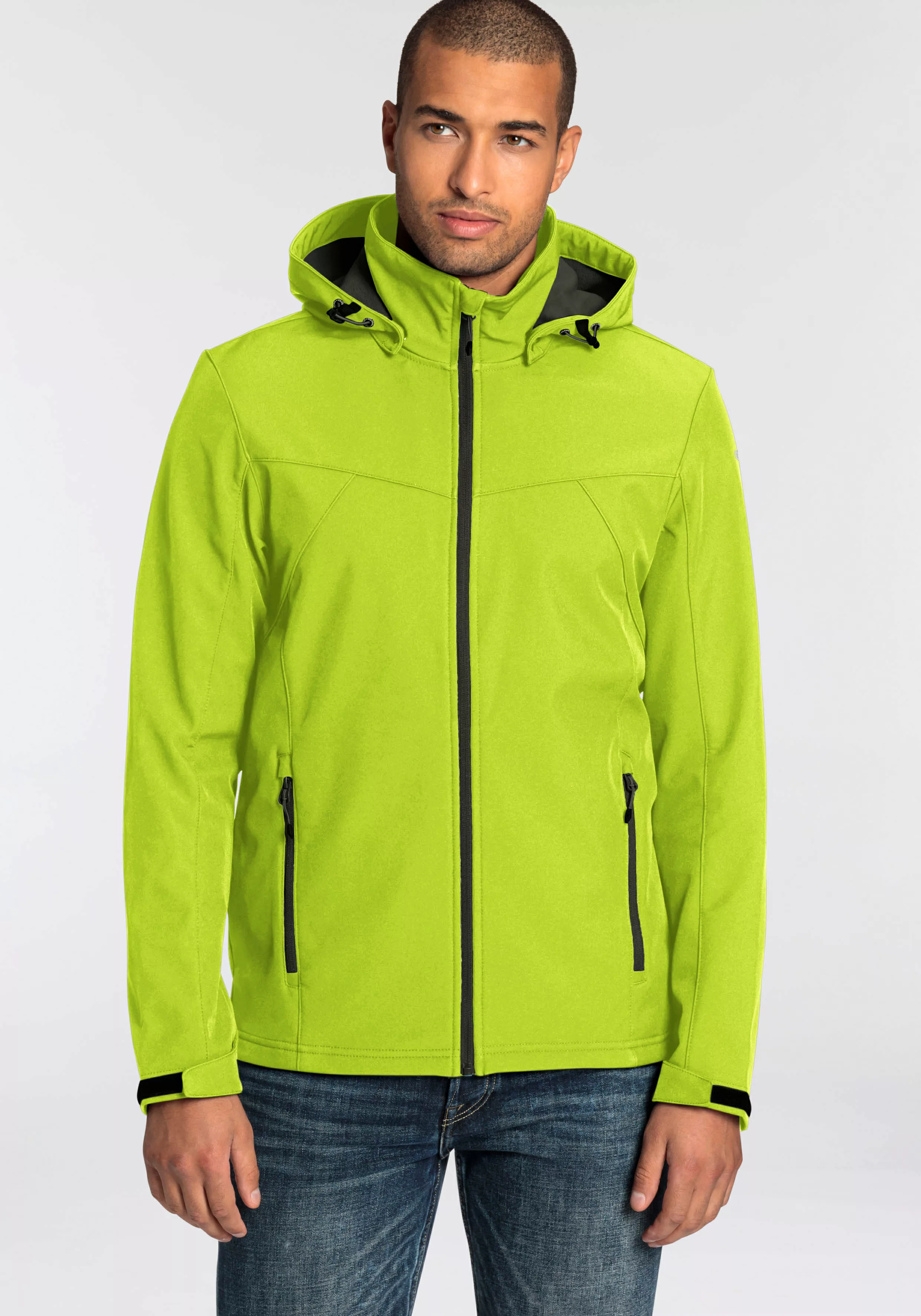 Icepeak Softshelljacke "H SOFTSHELLJACKE BRIMFIELD", mit Kapuze, mit dezent günstig online kaufen