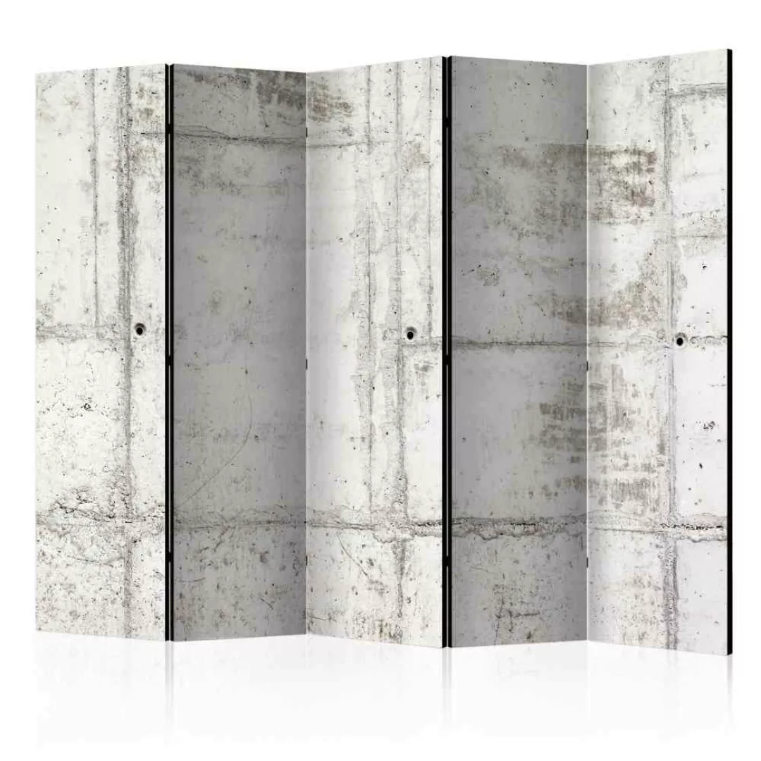 Raumteiler Paravent in Beton Optik 225 cm breit günstig online kaufen