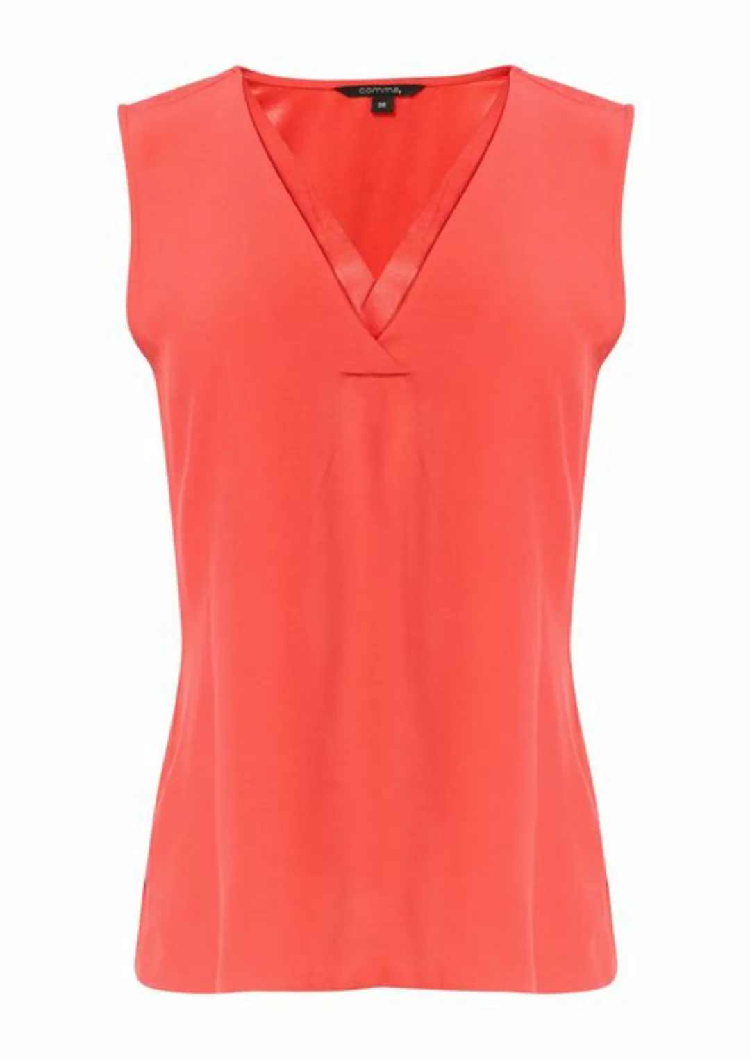 Comma Blusentop V-Neck-Top aus Crêpe günstig online kaufen