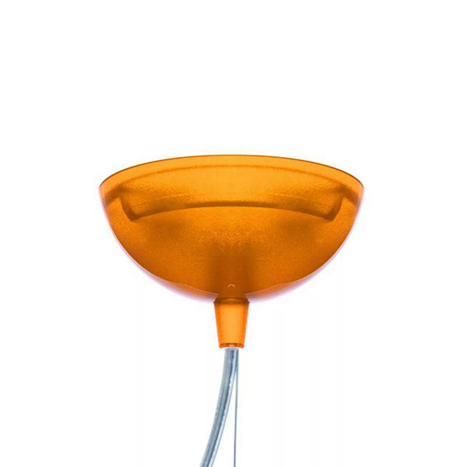 Kartell - Small FL/Y Pendelleuchte - orange/transparent/Ø38cm günstig online kaufen