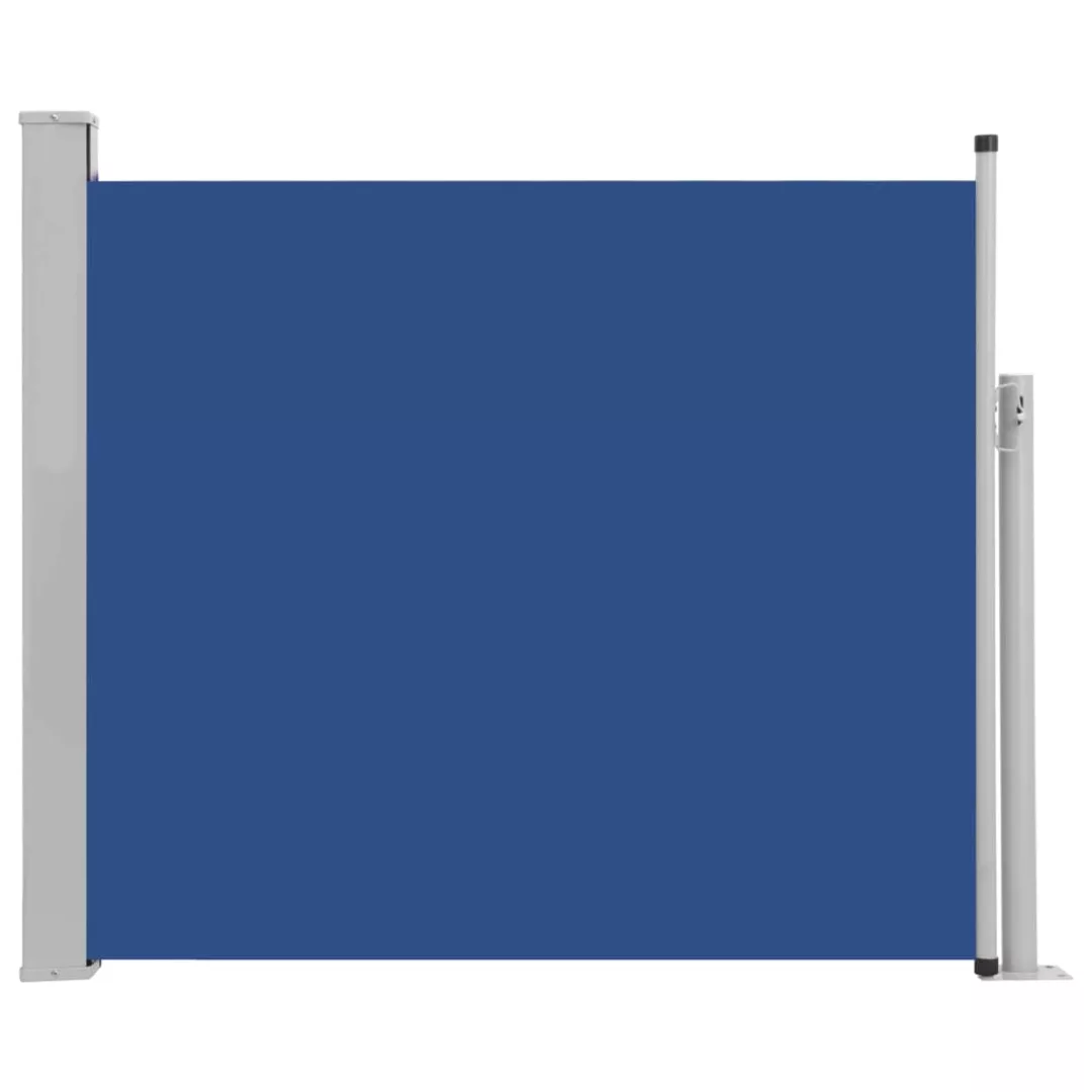 Ausziehbare Seitenmarkise 100x300 Cm Blau günstig online kaufen