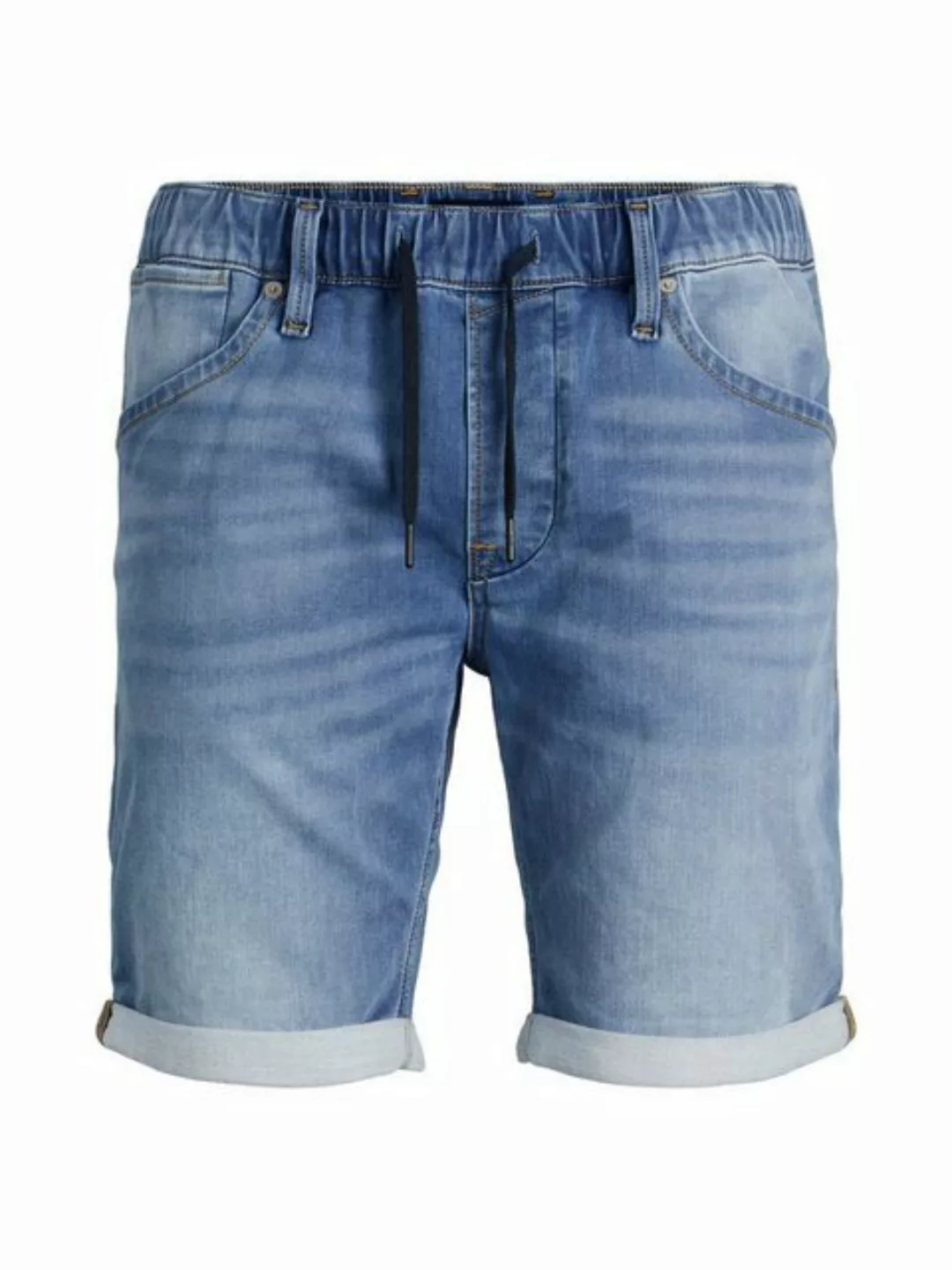 Jack & Jones Herren Jeans Short JJIRICK JJIDASH - Relgular Fit - Blau - Blu günstig online kaufen