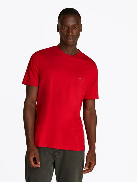 Tommy Hilfiger T-Shirt ESSENTIAL REG FIT SOLID TEE mit Rundhalsausschnitt günstig online kaufen