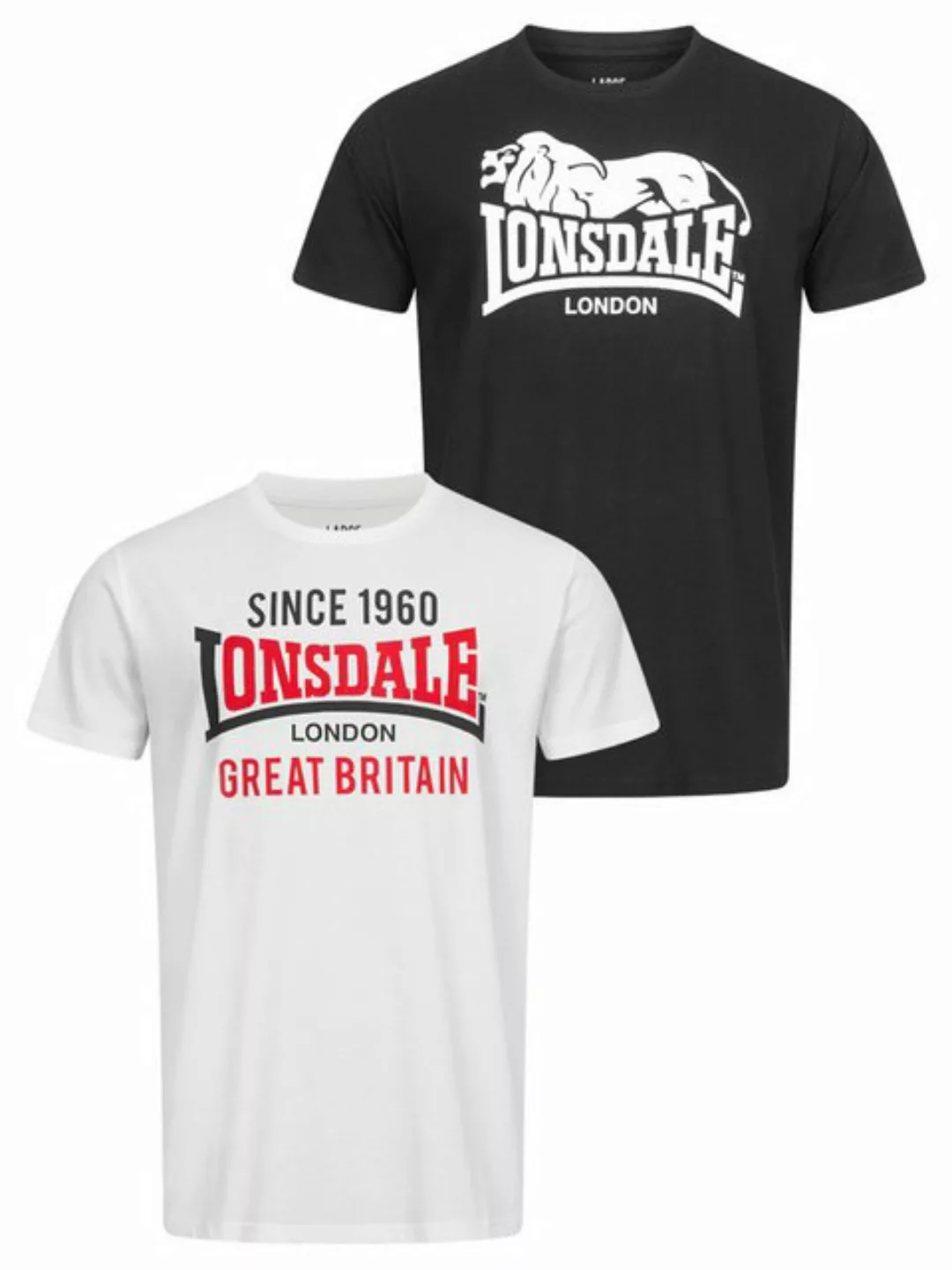 Lonsdale T-Shirt COLLESSIE (Packung, 2-tlg) günstig online kaufen