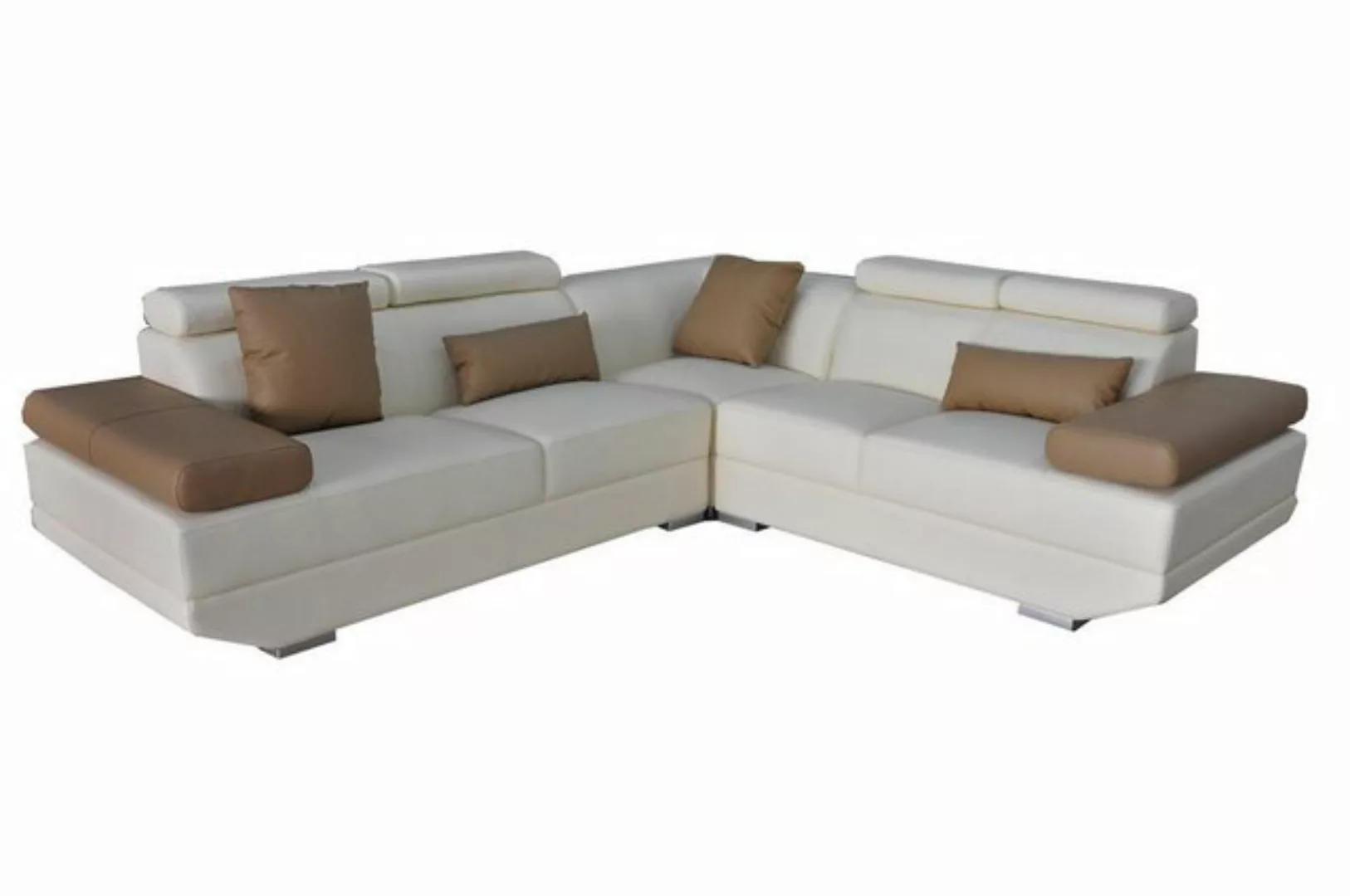 Xlmoebel Sofa Ledersofa in modernem Design mit L-Form, Eckteil und Wohnland günstig online kaufen