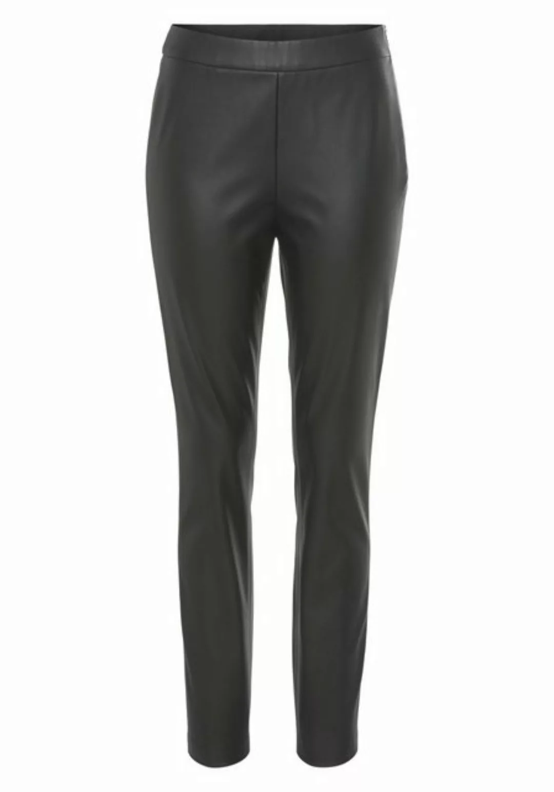 BOSS ORANGE Lederimitathose (1-tlg) Fake Leder Leggings Skinny, mit seitlic günstig online kaufen