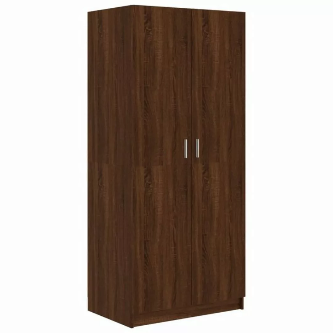 vidaXL Kleiderschrank Kleiderschrank Braun Eichen-Optik 80x52x180 cm Spanpl günstig online kaufen