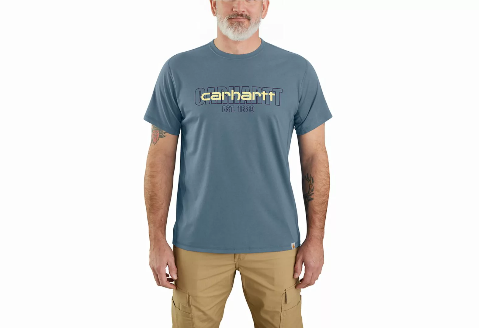 Carhartt Print-Shirt Force Logo Graphic mit "Logo Graphic" Druck auf der Vo günstig online kaufen