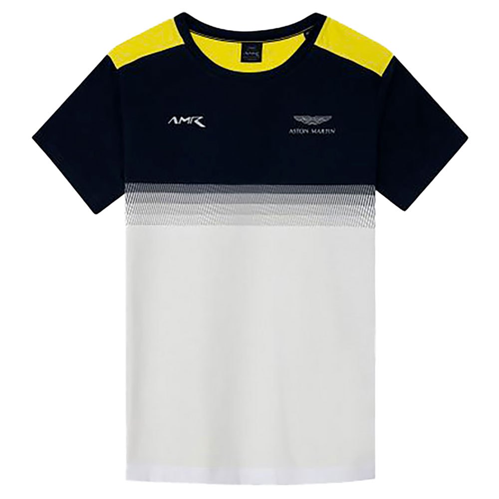 Hackett Aston Martin Multi Lines Kurzärmeliges T-shirt 2XL Navy / White günstig online kaufen