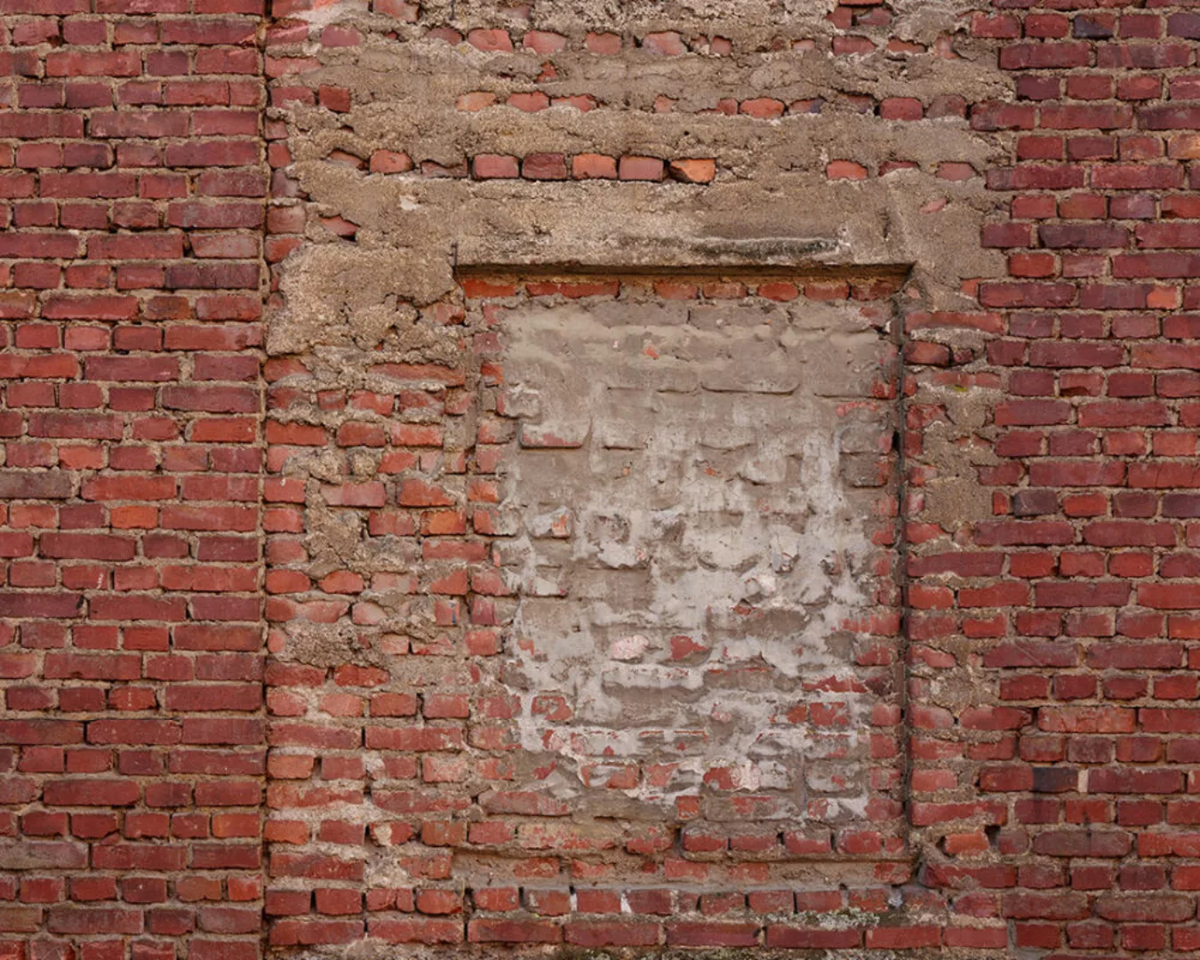 Fototapete "Ziegelwand rot" 4,00x2,50 m / Strukturvlies Klassik günstig online kaufen