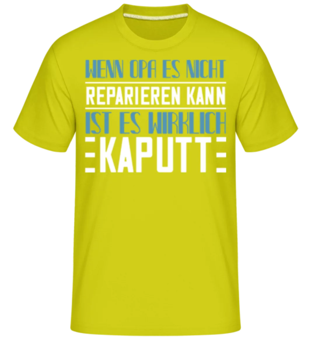 Wenn Es Opa Nicht Reparieren Kann · Shirtinator Männer T-Shirt günstig online kaufen