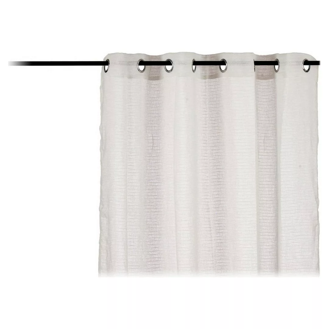 Vorhang Visillo Weiß Polyester (140 X 260 Cm) (140 X 260 Cm) günstig online kaufen
