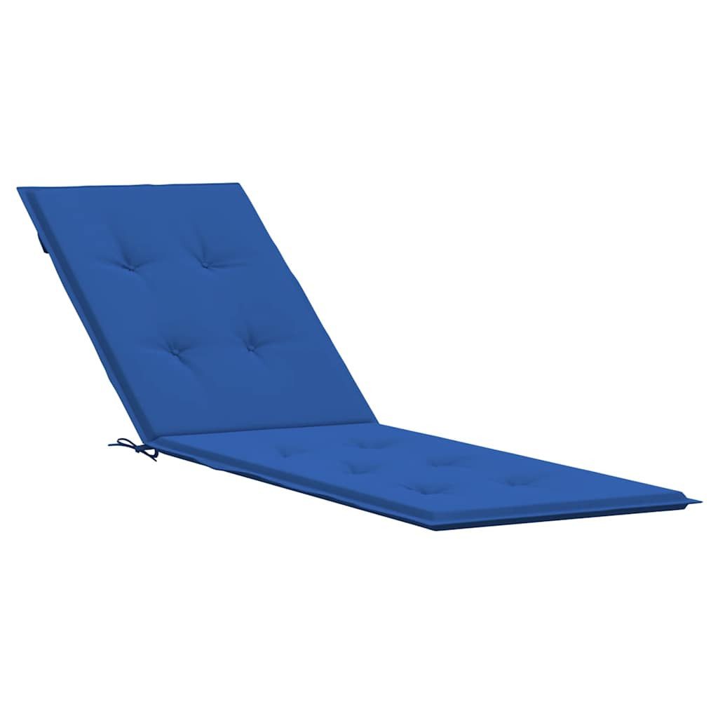 vidaXL Sitzauflage Liegestuhl-Auflage Königsblau (75+105)x50x4 cm, günstig online kaufen