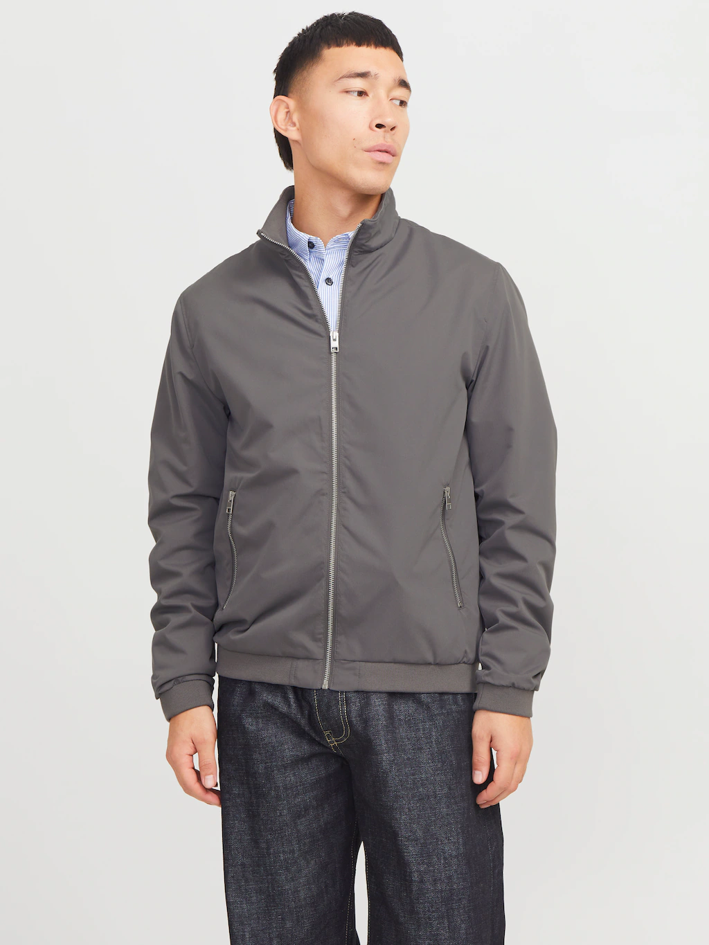 Jack & Jones Blouson "JJERUSH HARRINGTON BOMBER NOOS", ohne Kapuze, mit Ste günstig online kaufen