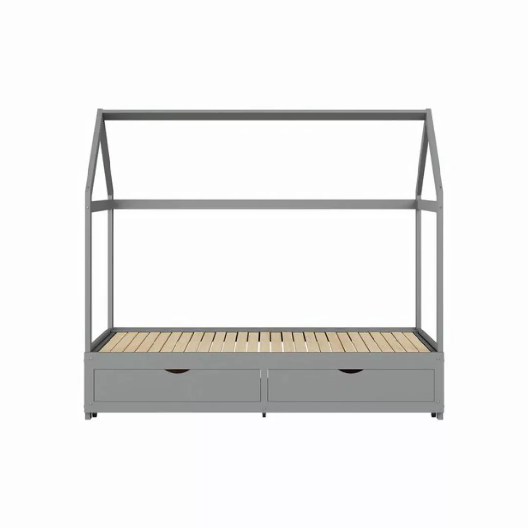 IDEASY Jugendbett Kinderbett, 90/180 x 190 cm, ausziehbar, mit 2 Schubladen günstig online kaufen