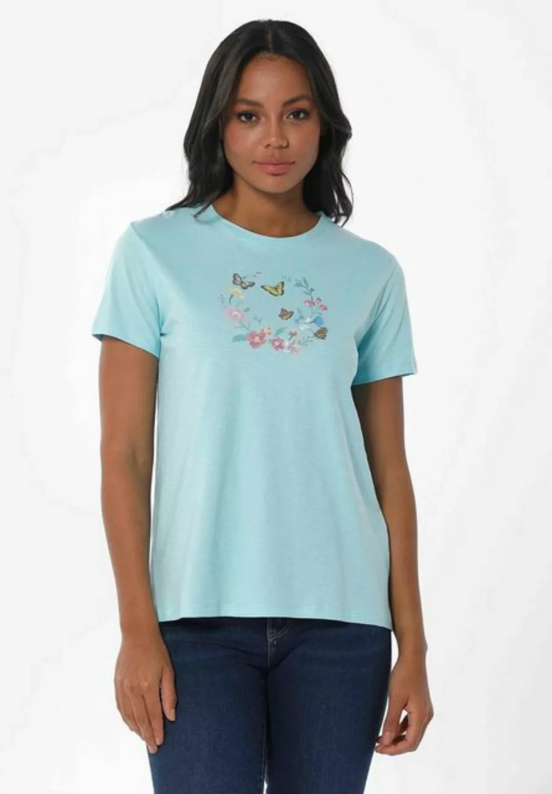 ORGANICATION T-Shirt Women's Printed T-shirt in Mint günstig online kaufen