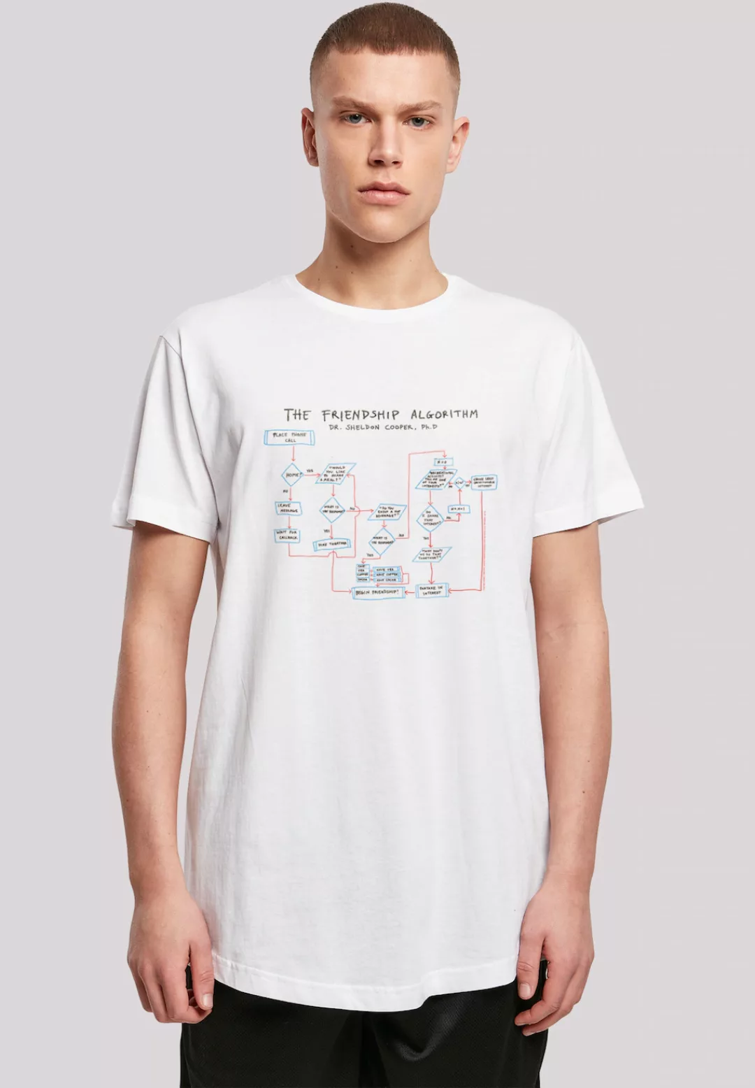 F4NT4STIC T-Shirt "Big Bang Theory Friendship Algorithm", Herren,Premium Me günstig online kaufen