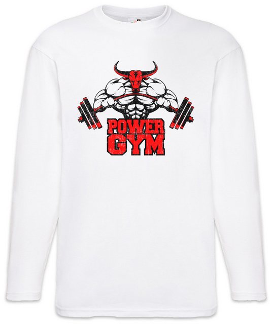 Urban Backwoods Langarmshirt Power Gym Bull Langarm T-Shirt Fitness Sports günstig online kaufen