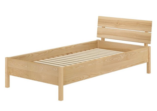 ERST-HOLZ Bett Einzelbett metallfrei 80x200 massives Eschenholz, Eschegeölt günstig online kaufen