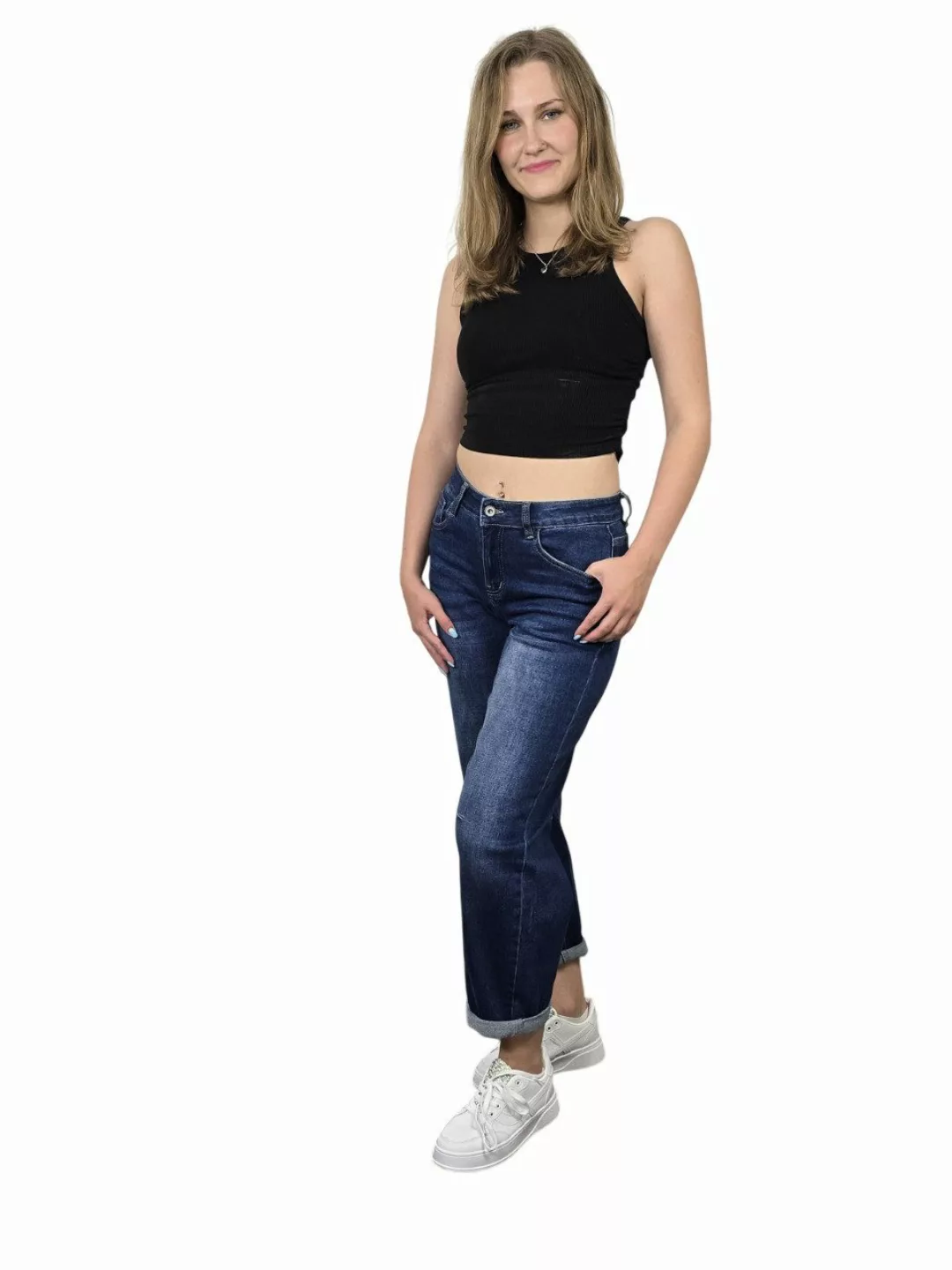 ESViViD 5-Pocket-Jeans O-Shape / Wide Leg günstig online kaufen