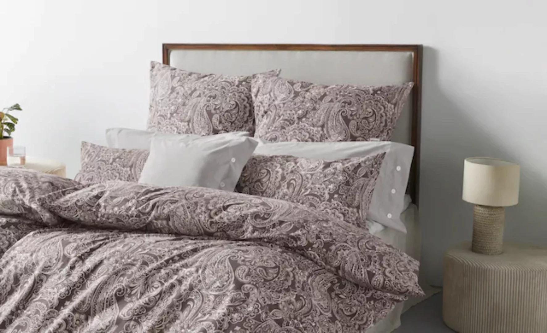 Timbers Bettwäsche »Harnett, weiß grau und beige weiß, nachhaltig, Reine 10 günstig online kaufen