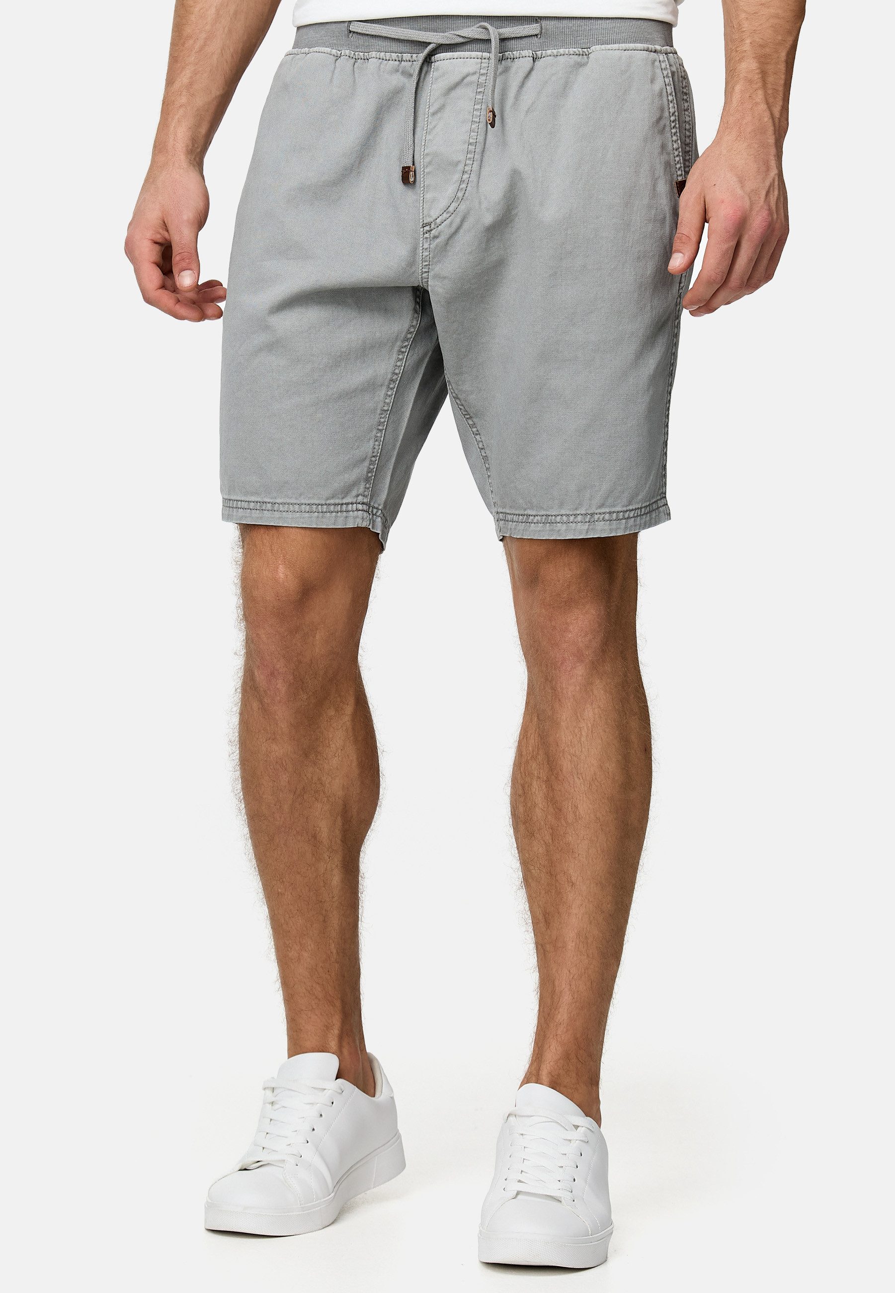 Indicode Chinoshorts Carver mit elastischem Bund günstig online kaufen