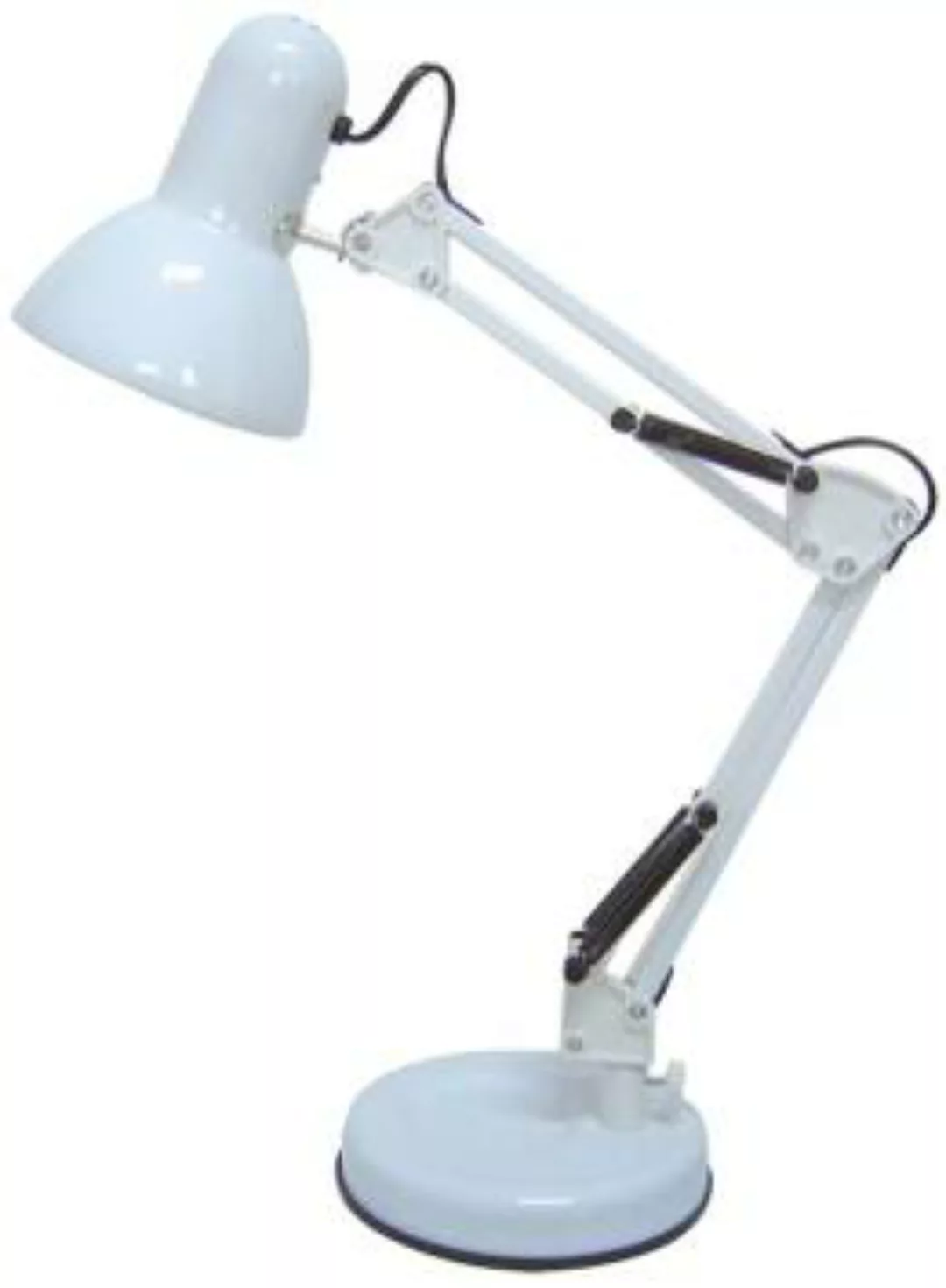 Schreibtischlampe weiß Metall E27 Samson günstig online kaufen