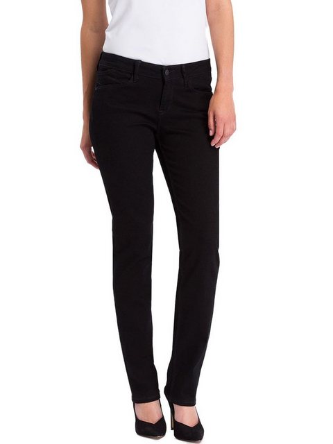 Cross Jeans Damen Jeans Rose - Regular Fit - Schwarz - Black Black günstig online kaufen