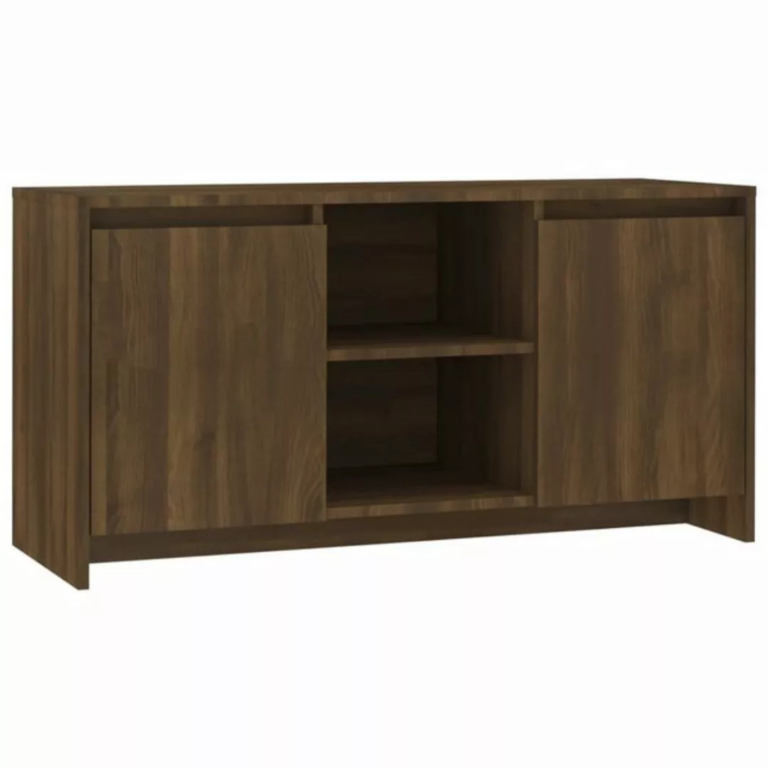 vidaXL TV-Schrank TV-Schrank Braun Eiche-Optik 102x37,5x52,5 cm Spanplatte günstig online kaufen